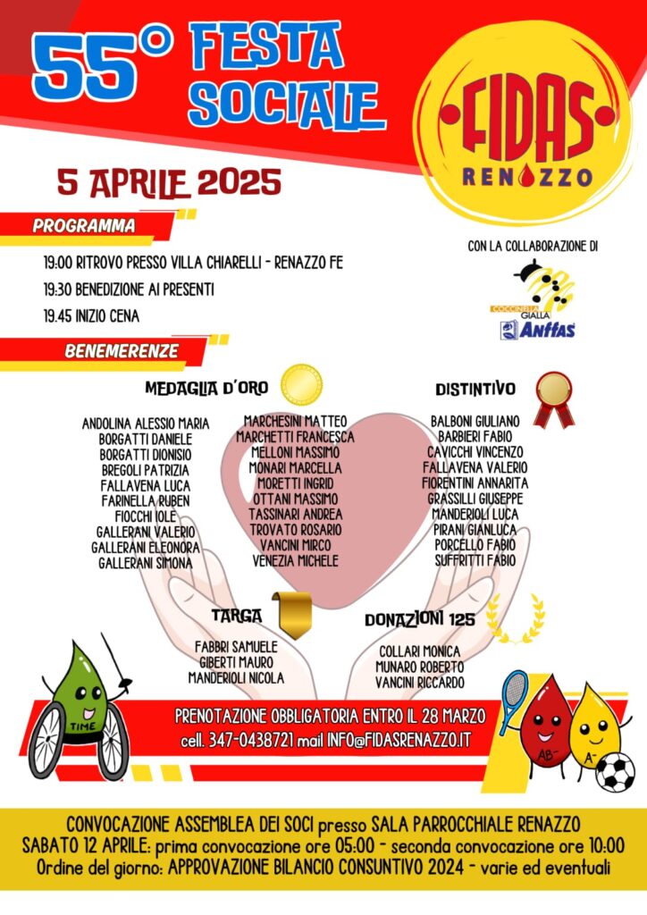 55 festa sociale 2025